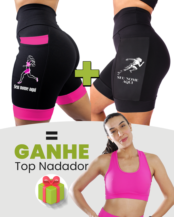 Kit Bermudas Femininas + Tops