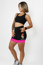 Short Feminino Super Poderosa Corredora Rosa