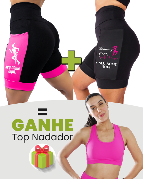Kit Bermudas Femininas + Tops