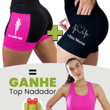Kit Shorts Feminino + Top