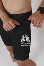 Bermuda Masculina Preto Eu Respiro Corrida
