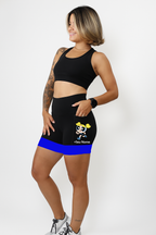 Short Feminino Super Poderosa Corredora Azul