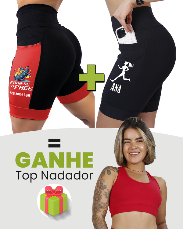 Kit Bermudas Femininas + Tops