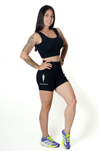 Shorts seu Nome + Corredora (Preto)