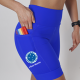 Bermuda Feminina Azul Cruzeiro + Seu nome
