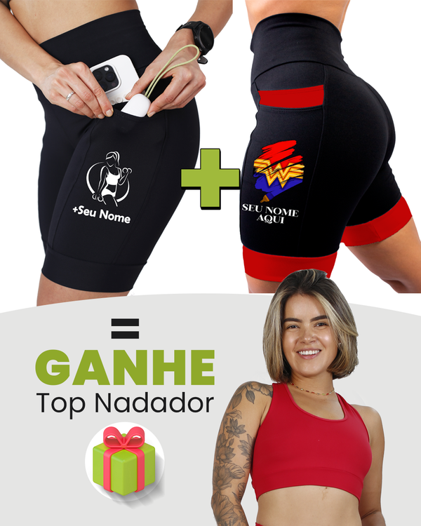 Kit Bermudas Femininas + Tops