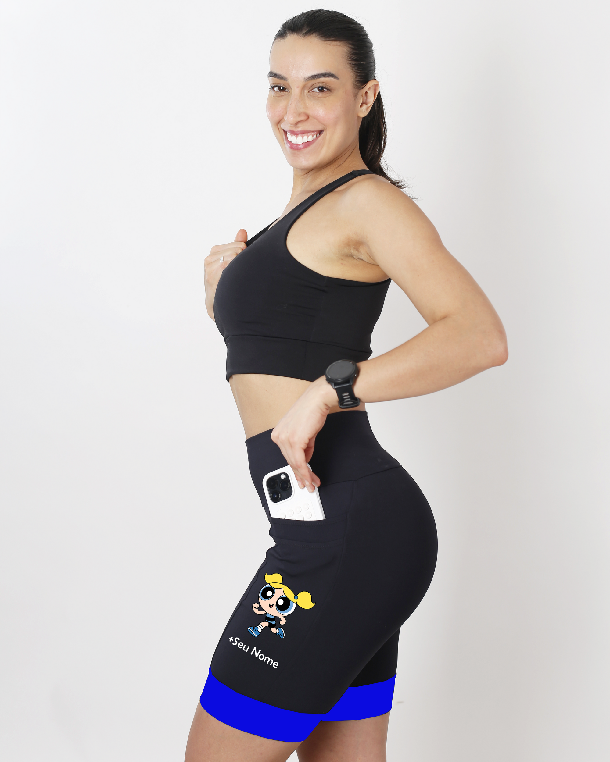 Kit Bermuda Super Poderosa Corredora + Top