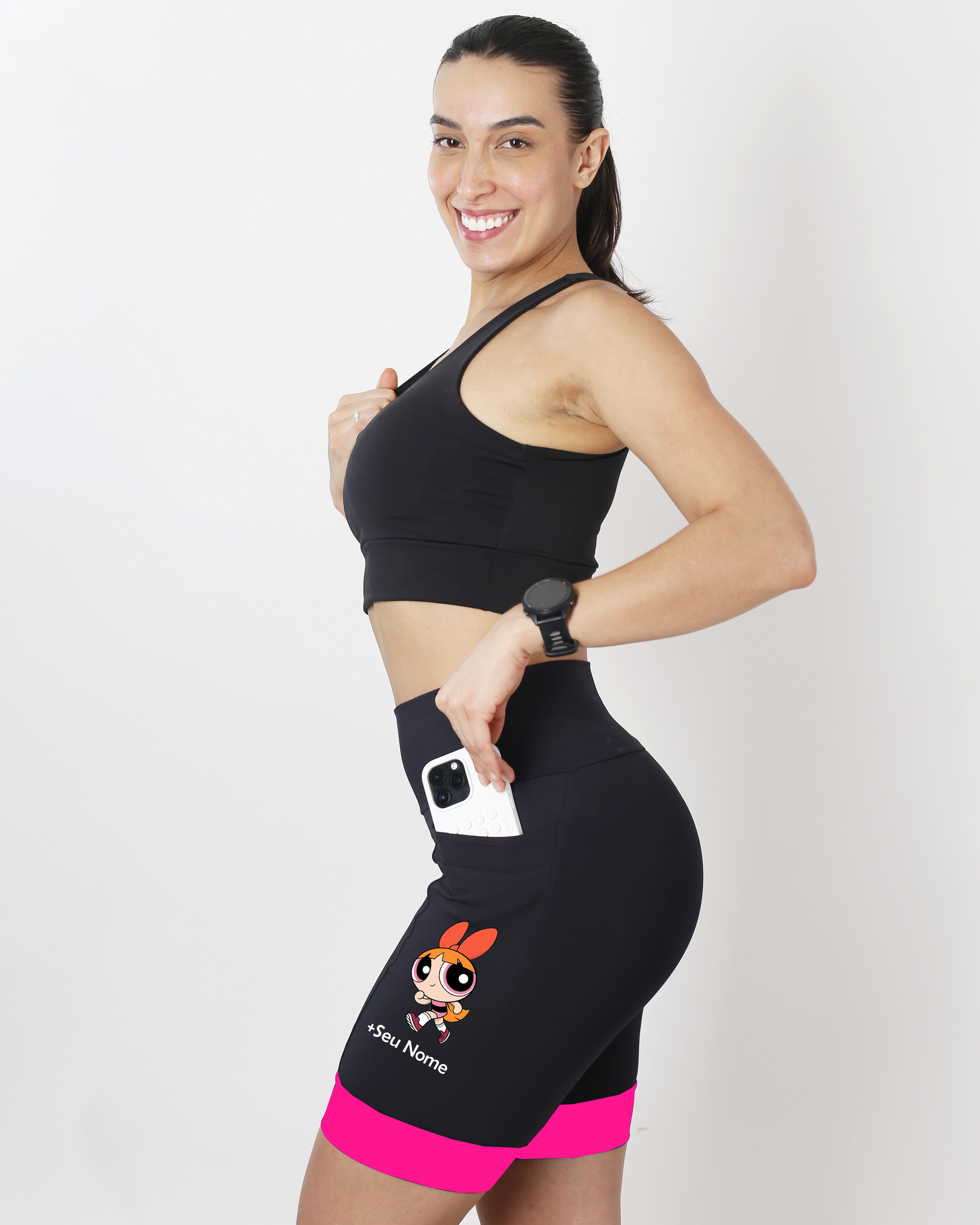 Kit Bermuda Super Poderosa Corredora + Top