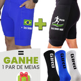 Kit Bermudas Masculinas + Meia