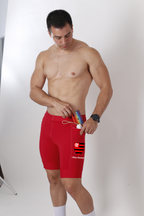 Bermuda Masc Vermelho Flamengo + Nome