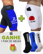 Kit Bermudas Masculinas + Meia
