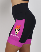 Bermuda  Super Poderosa Preta/Rosa