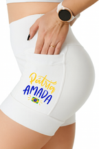 Shorts Branco Patria Amada