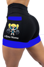 Short Feminino Super Poderosa Lindinha Fitness