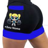 Short Feminino Super Poderosa Lindinha Fitness