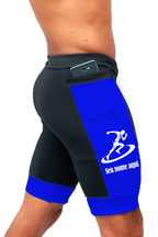 Bermuda Masculina nome+Corredor (preta/azul)