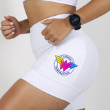Shorts Branco Prova Mulher Maravilha
