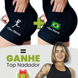 Kit Shorts Feminino + Top