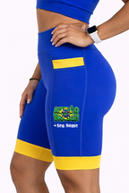 Bermuda Azul/Amarelo Aqui é Brasil + Nome