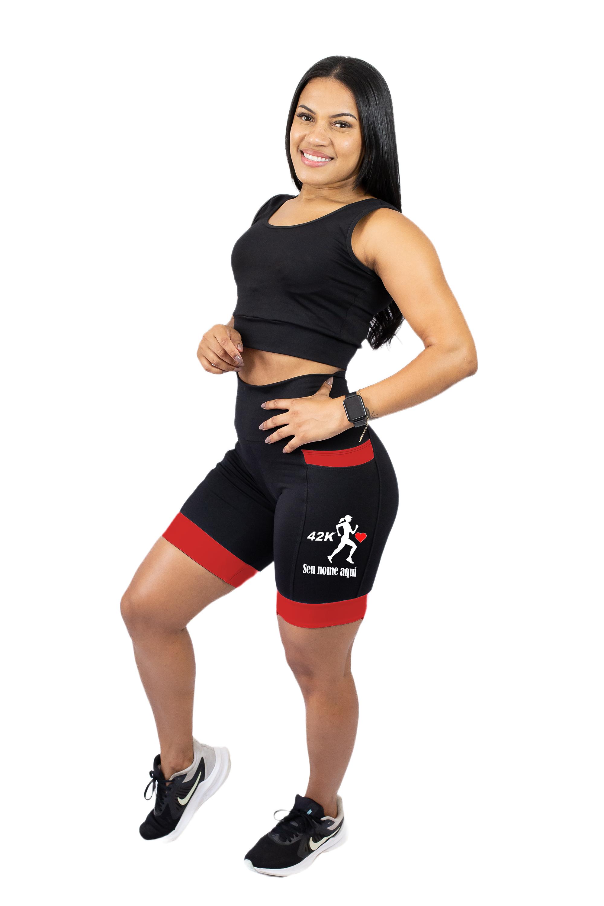Bermuda Personalizada Nome+Corredora 42K