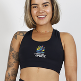 Top Nadador de Compressão Preto Foda-se o Pace