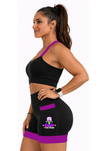 Short Feminino  Roxo Macaco Louco