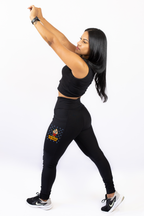 Calça Compressão Com Bolsos Mulher Maravilha