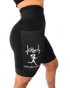 Bermuda Feminina Preto Sou Corredora ( Pronta Entrega)