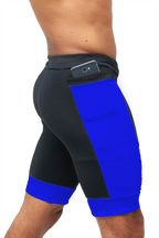 Bermuda Masculina Preta/Azul