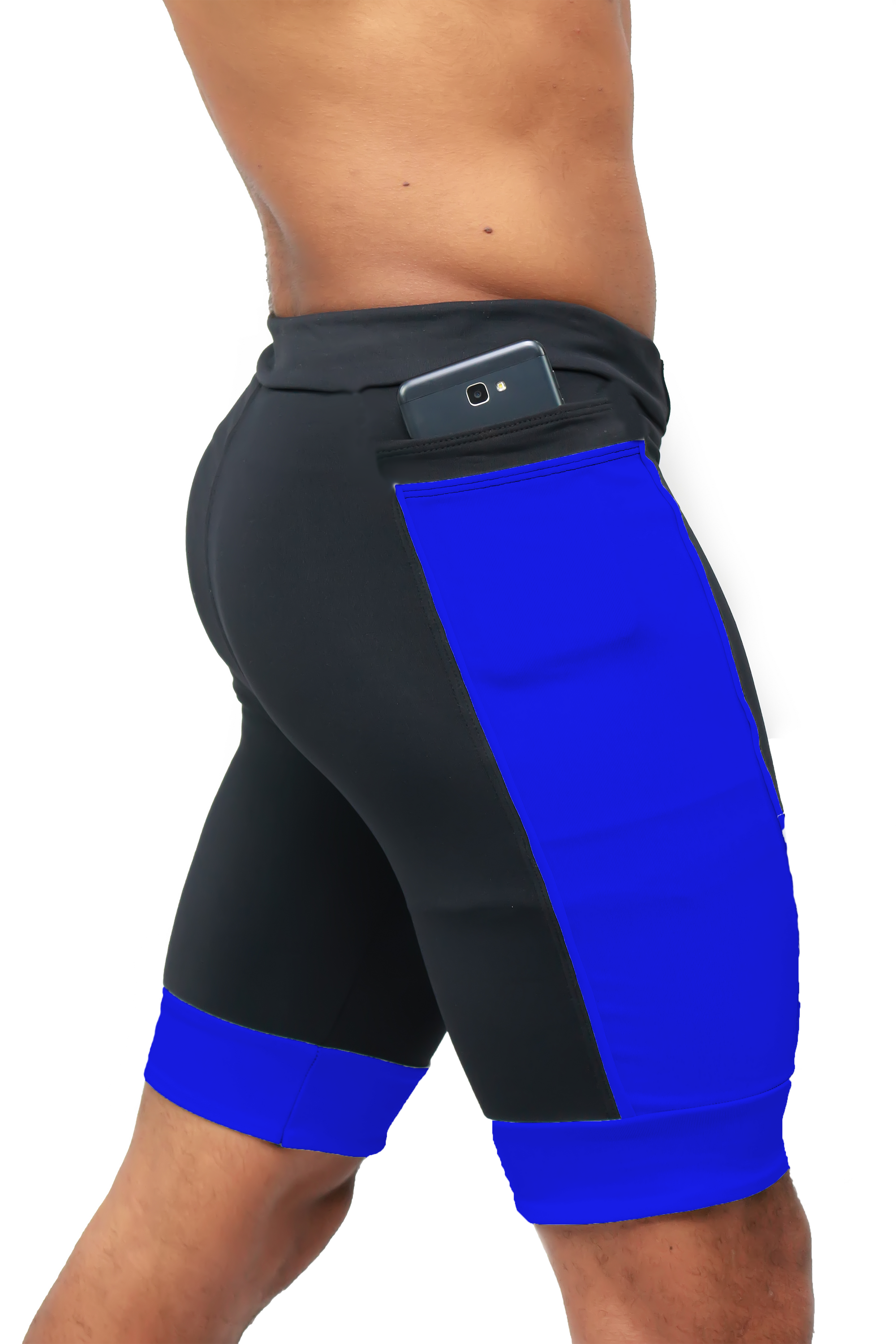 Bermuda Masculina Preta/Azul