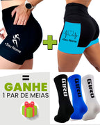 Kit Shorts Feminino + Meia