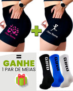 Kit Shorts Feminino + Meia
