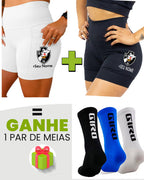 Kit Shorts Feminino + Meia