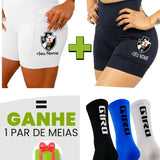 Kit Shorts Feminino + Meia