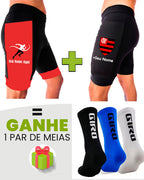 Kit Bermuda Masculina + Meia
