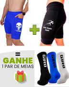 Kit Bermuda Masculina + Meia