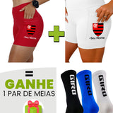 Kit Shorts Feminino + Meia