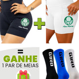 Kit Shorts Feminino + Meia