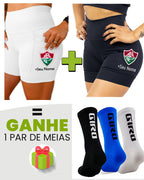 Kit Shorts Feminino + Meia