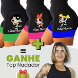 Kit Short Super Poderosa Corredora + Top