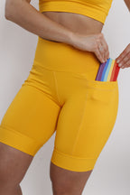 Bermuda Femin Amarelo ( Pronta Entrega)