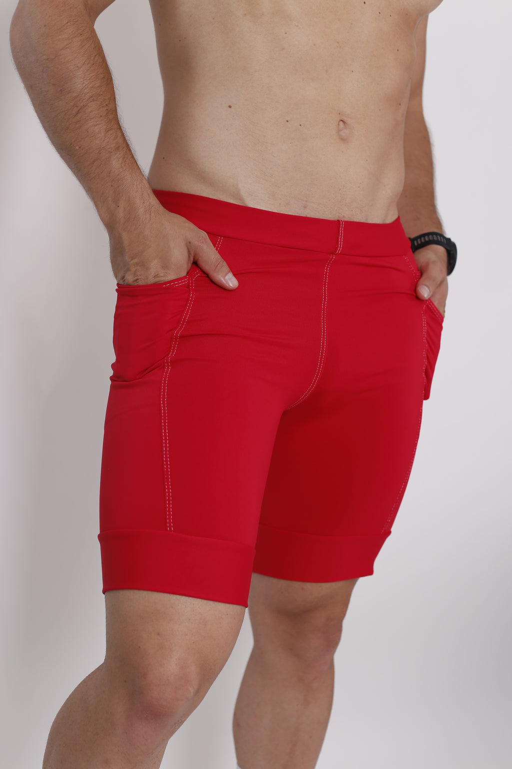 Bermuda Masc Vermelho