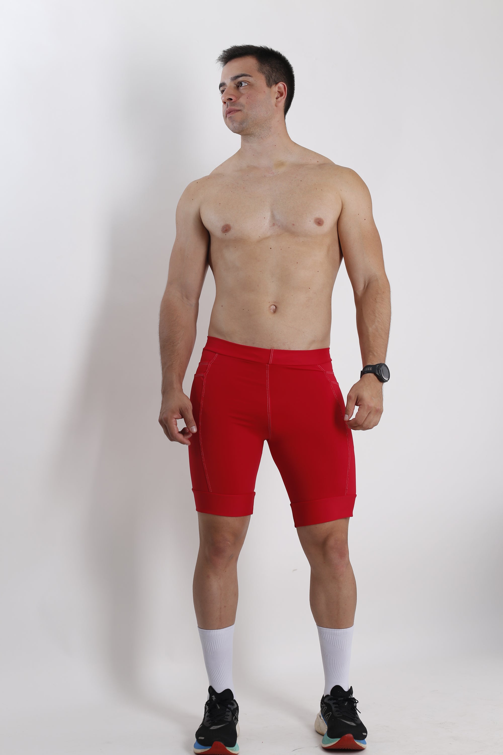 Bermuda Masc Vermelho
