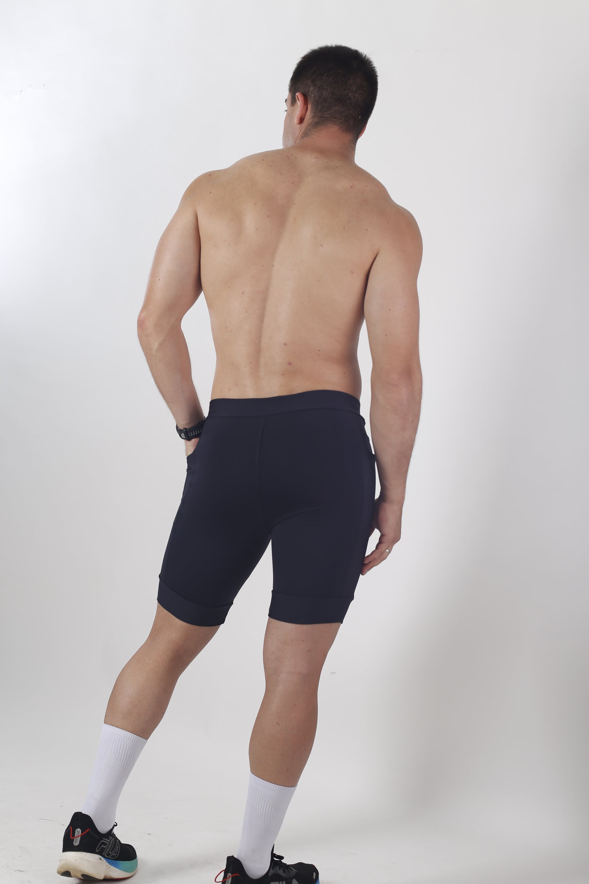 Bermuda Masc Preta Flamengo + Nome