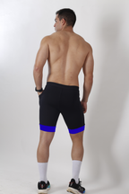 Bermuda Masculina Preto/Azul Caveira + Seu nome