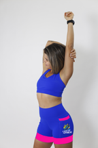 Shorts Azul e Rosa Foda-se o Pace