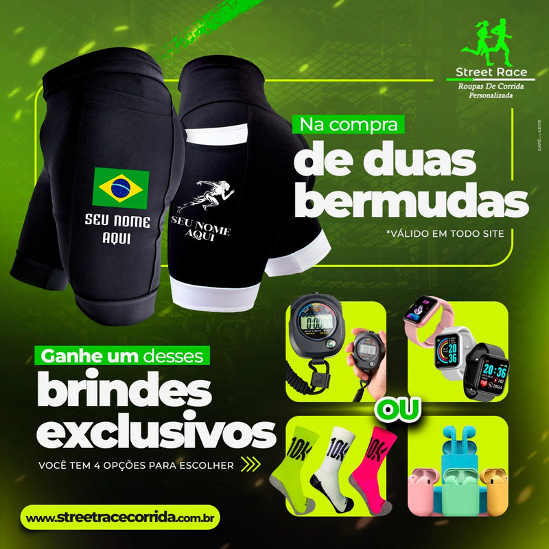 Calça Compressão Personalizada Com Bolsos