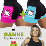 Kit Shorts Feminino + Top
