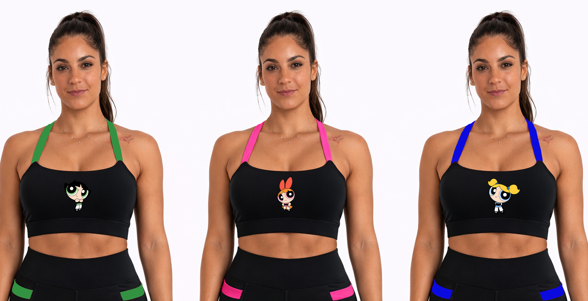 Kit 3 Top Fitness Super Poderosas