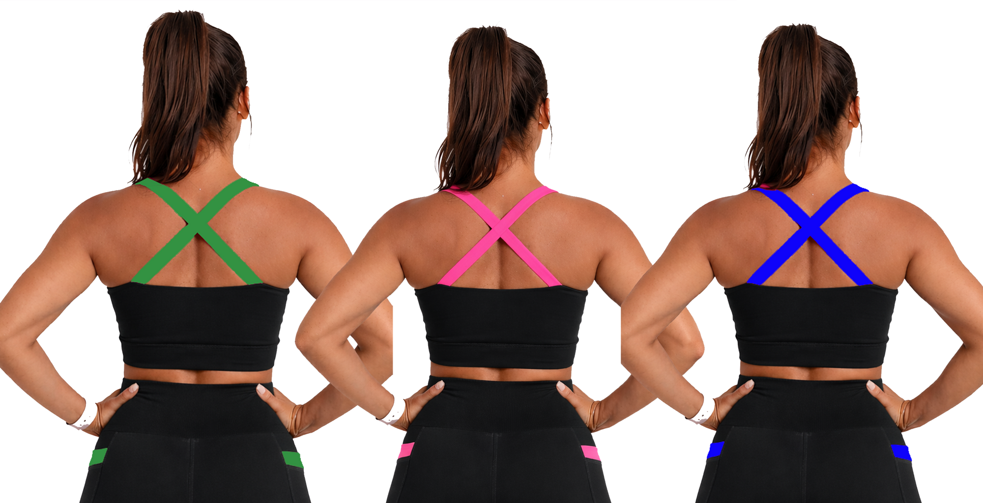 Kit 3 Top Fitness Super Poderosas